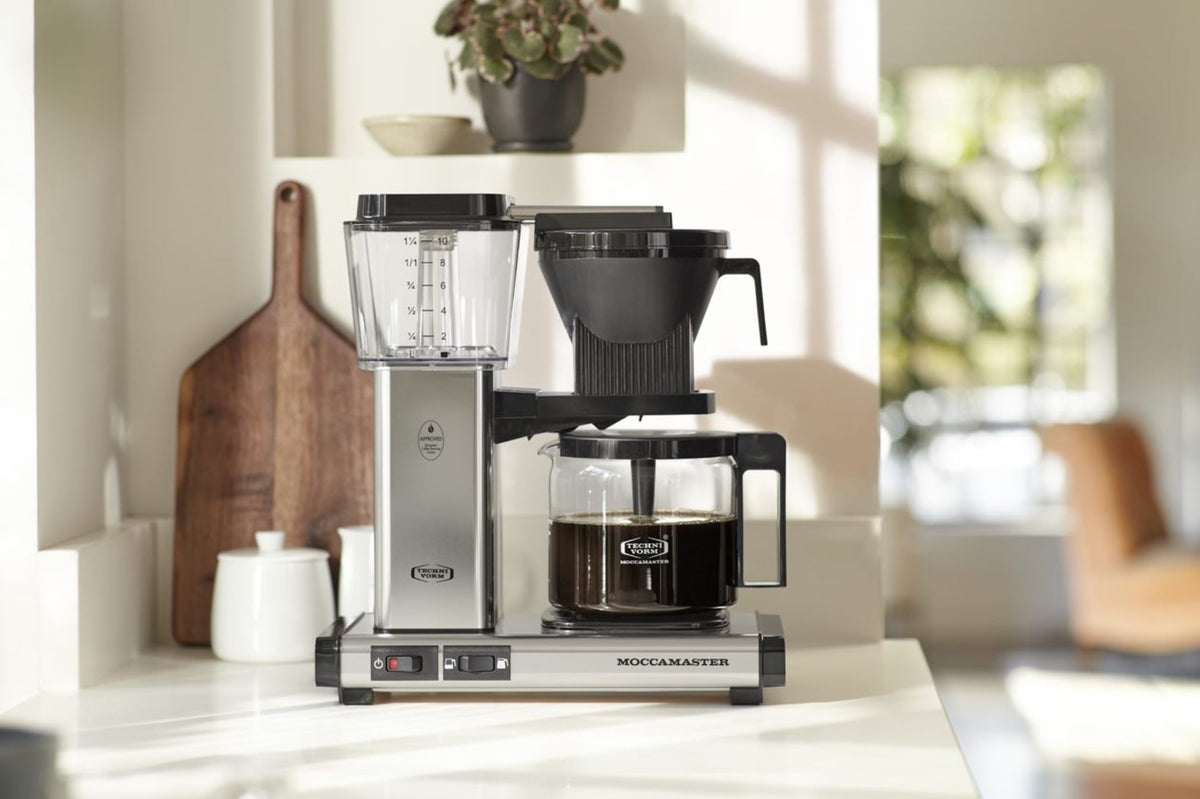 Moccamaster KBGV Select 10-Cup Coffee Maker in Polished Silver - 53941