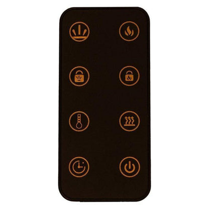 Cambridge 50 In. Wall-Mount Electric Fireplace in Black with Multi-Color Flames and Crystal Rock Display, - CAM50WMEF-1BLK