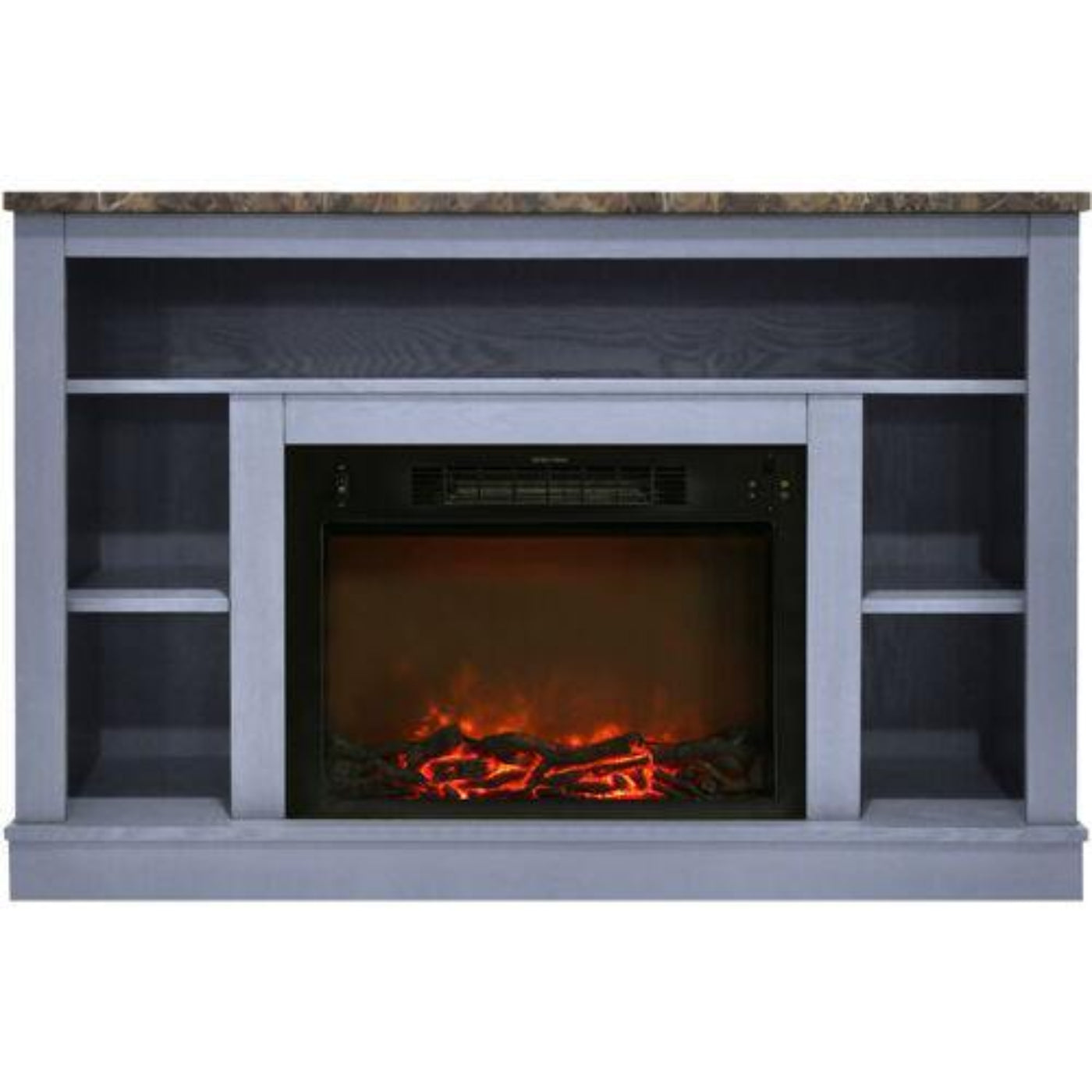 Cambridge 47 In. Electric Fireplace with Enhanced Log Insert - CAM5021-1CHRLG2