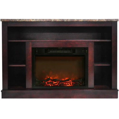 Cambridge 47 In. Electric Fireplace with Enhanced Log Insert - CAM5021-1CHRLG2