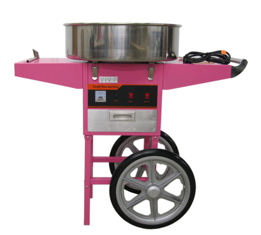 VIVO Electric Commercial Cotton Candy Machine with Cart - CANDY-V002