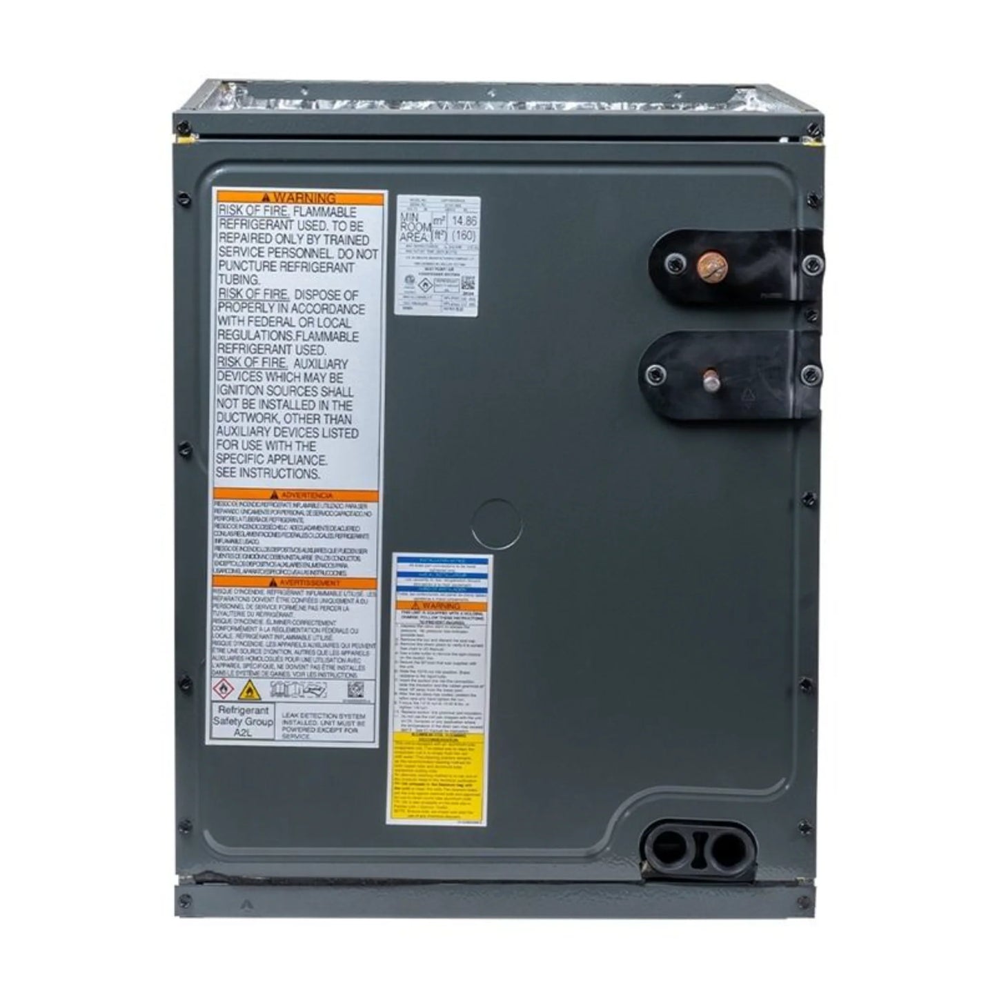 2 Ton 13.4 SEER2 80% AFUE 60,000 BTU Gas Furnace and R32 Air Conditioner System - Upflow