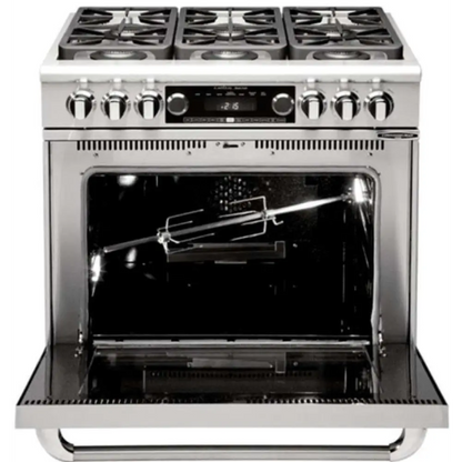 Capital 36" Precision Self Clean Gas Range, 6 Sealed Burners - GSCR366N