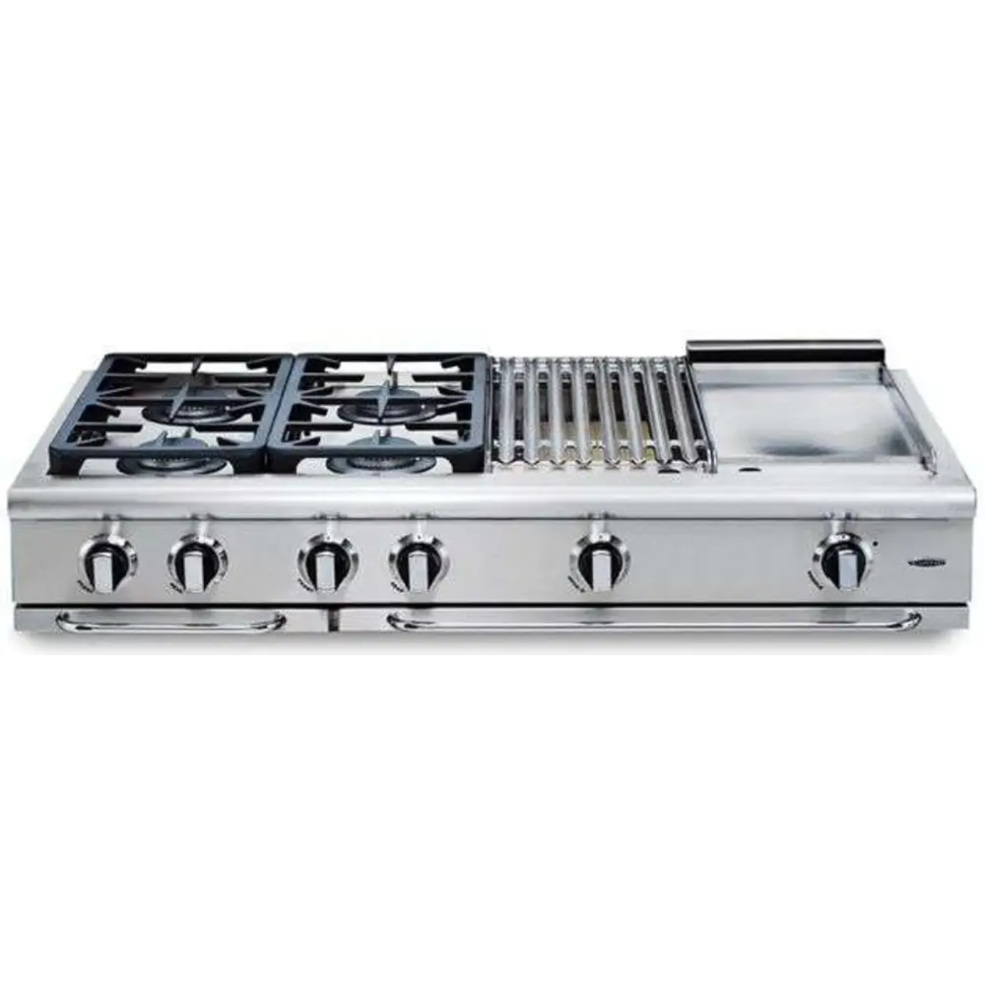 Capital 48" Precision Gas Rangetop, 4 Sealed Burners, Griddle - GRT484GN
