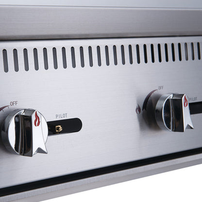 Chef AAA - TCCB36 Commercial 36 in. Countertop Charbroiler - TCCB36