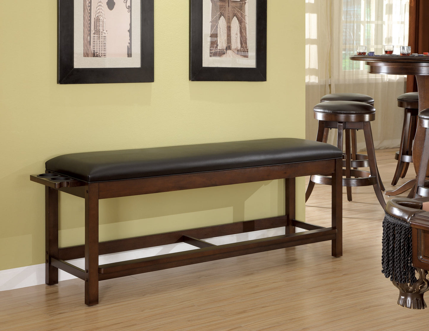 Legacy Billiards Classic Backless Storage Bench - 104308