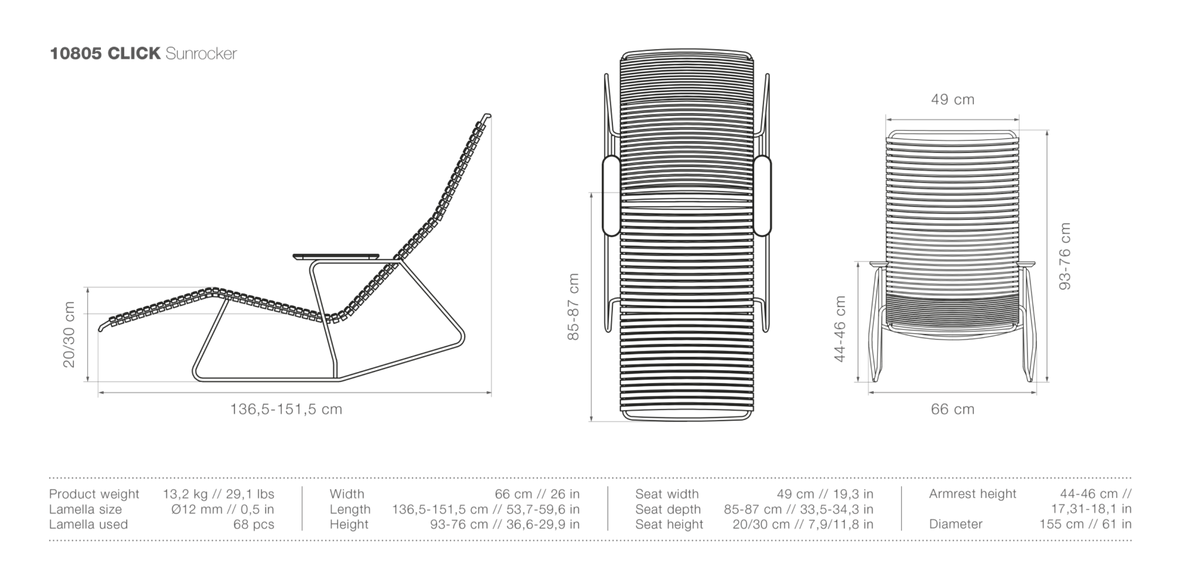 HOUE CLICK Sunrocker - Procure Décor