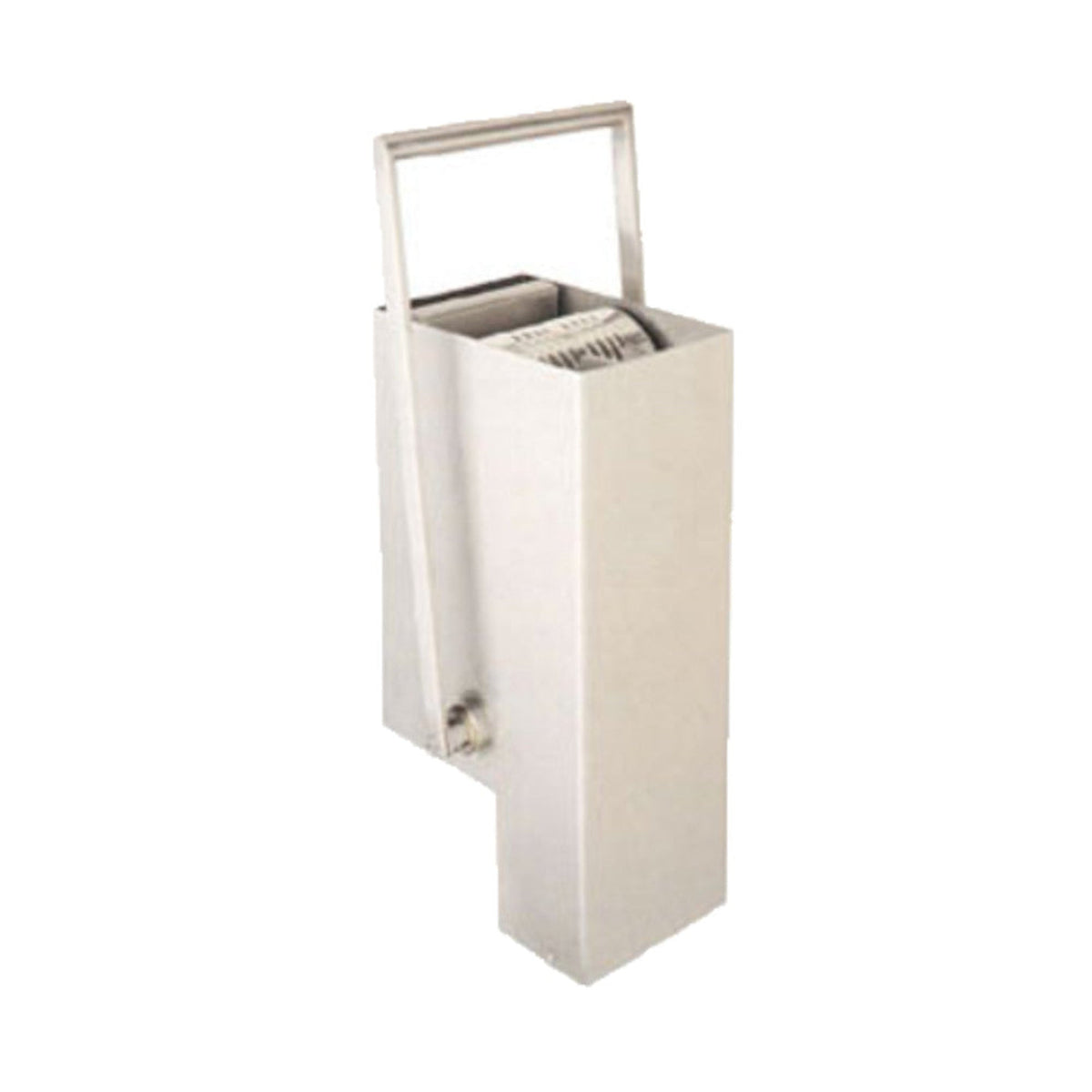 Edlund CM-1000 S/S WM Wall Mount Manual Feed Can Crusher - EDCM1000SSWM