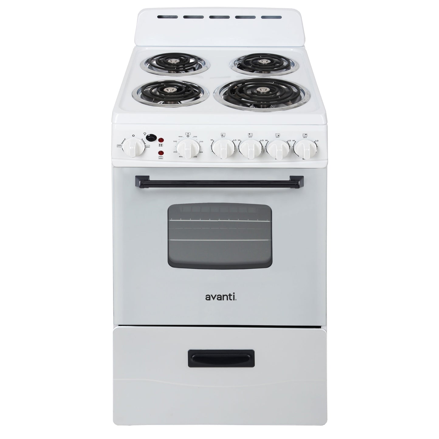 Avanti 20" Electric Range Oven with Framed Glass Door - ERU200P3S