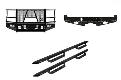2022 Ford F250 Superduty Complete Protection Kit - Ranch Hand + Raptor Series Steps - complete-protection-kit-4