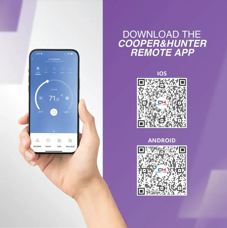 Cooper & Hunter Olivia Midnight 28,000 BTU 3-Zone 9k+12k+12k Wall Mount, 230V, R454B - Ductless Mini Split Air Conditioner Heat Pump