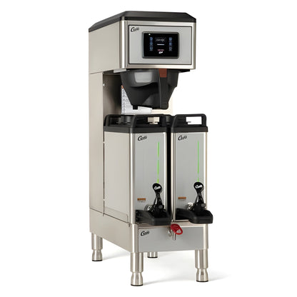 Curtis Narrow Twin 1.5 Gallon Coffee Brewer with Dispensers - G4 GEMX