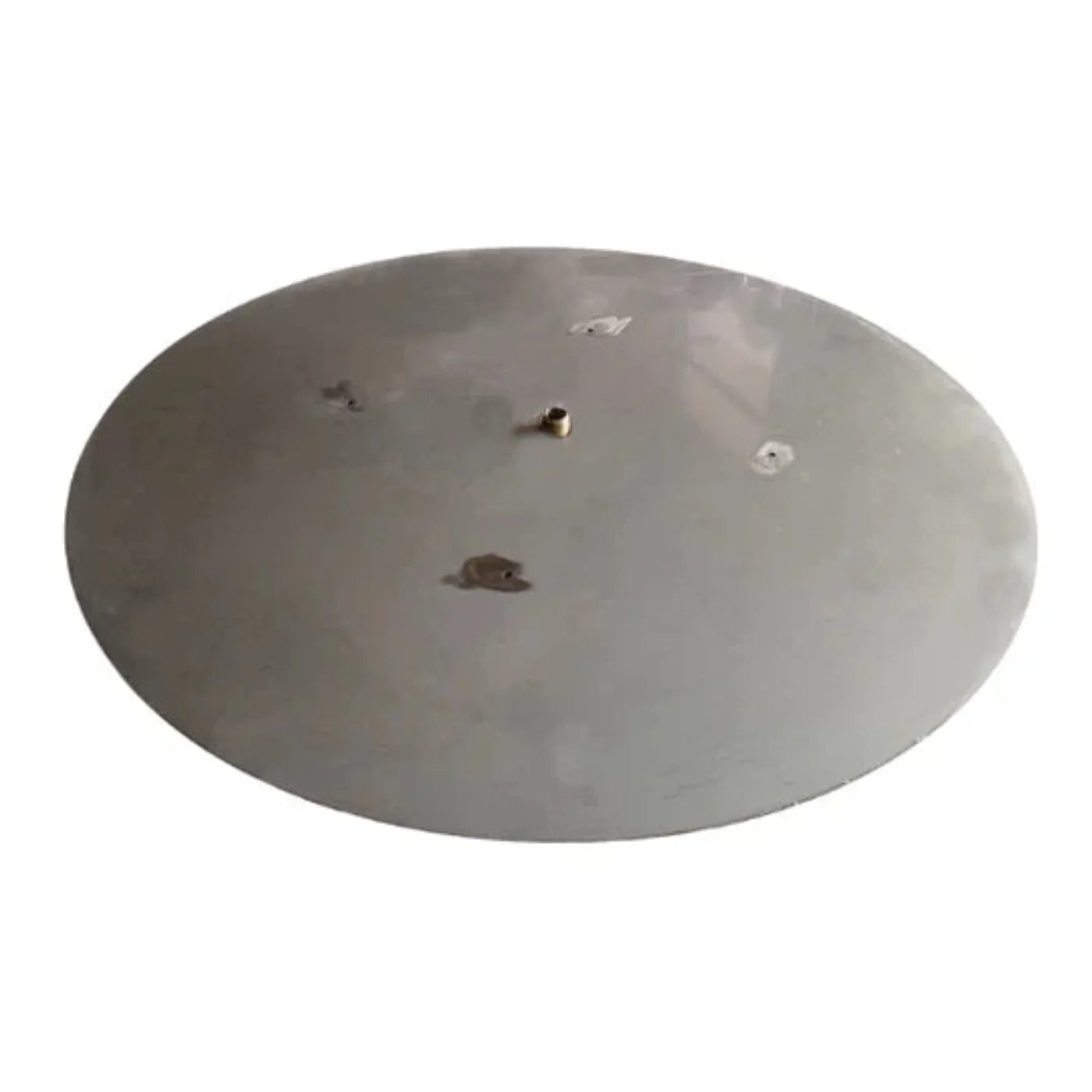 31″ – 36″ Custom Round Flat, Stainless Steel Burner Pan