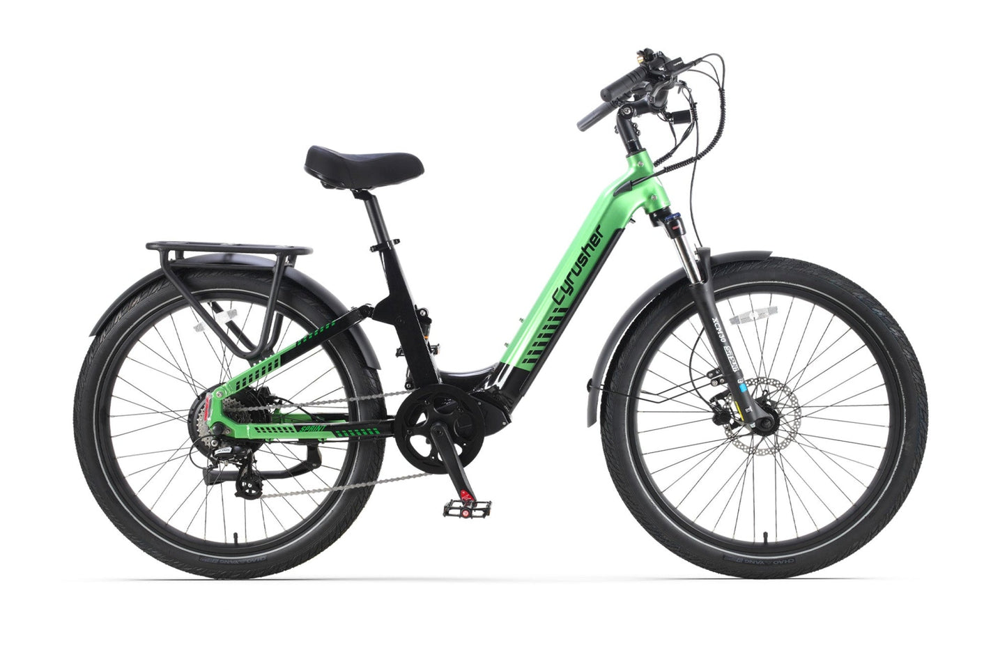 Cyrusher Sprint Step-Through City E-Bike - US-Sprint-Green
