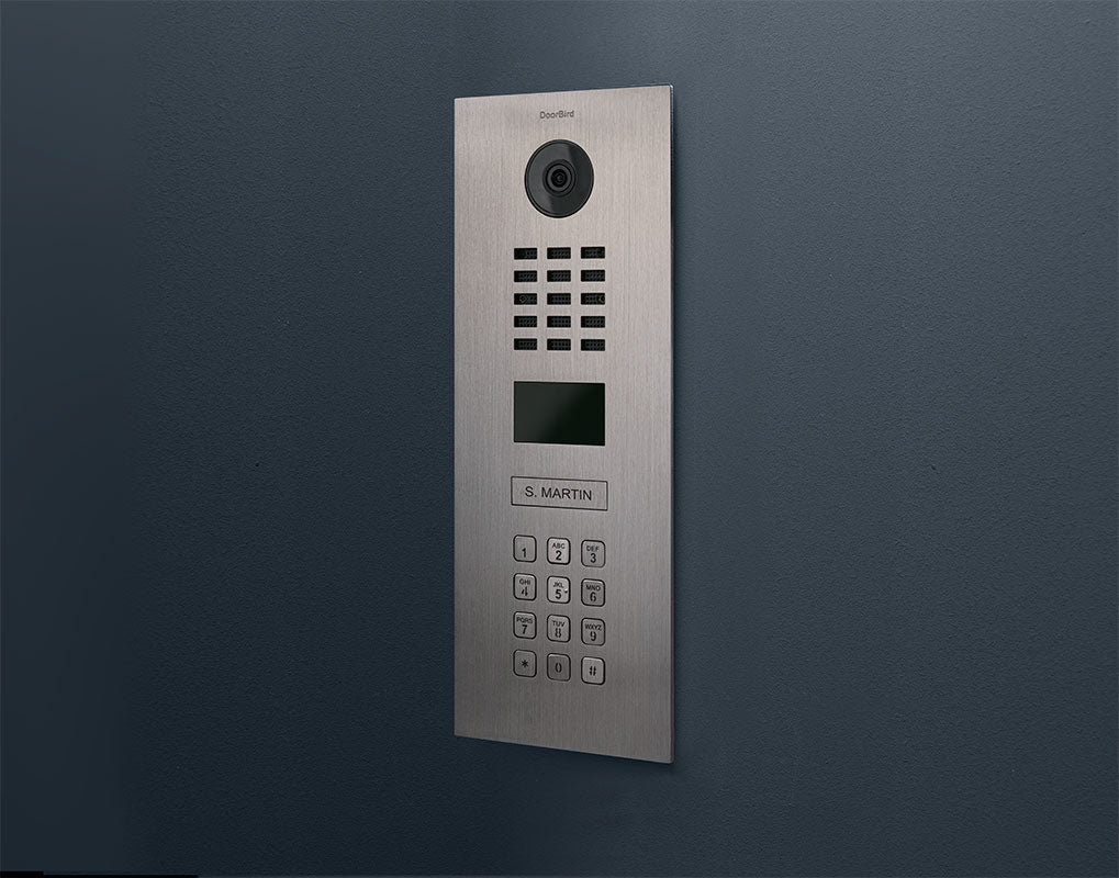 DoorBird D2101KV IP Video Intercom, 1 Call Button in Traffic Purple, RAL 4006