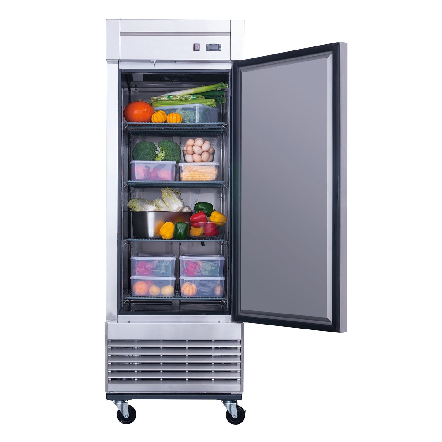 Chef AAA - T28R Commercial 27" Reach-In Refrigerator Solid 1 Door 17.7 cu.ft. - T28R