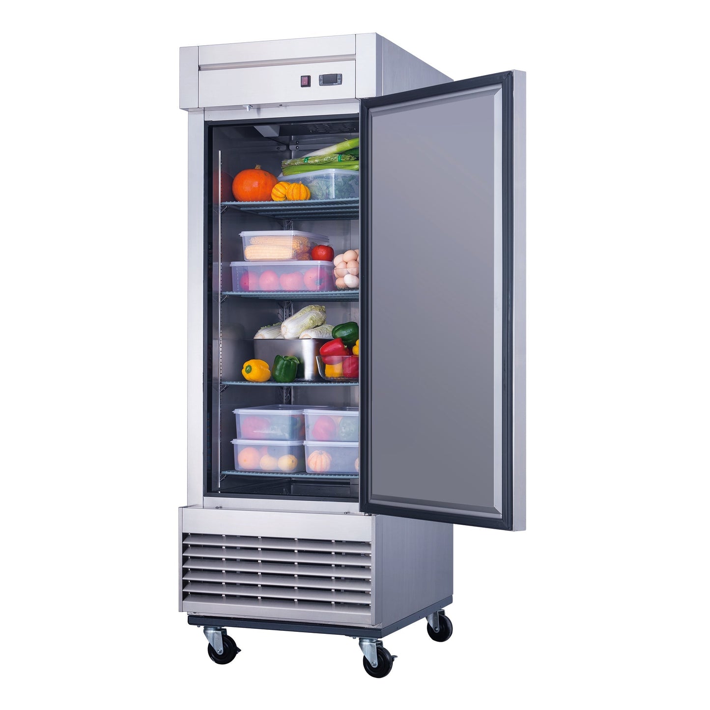 Chef AAA - T28R Commercial 27" Reach-In Refrigerator Solid 1 Door 17.7 cu.ft. - T28R