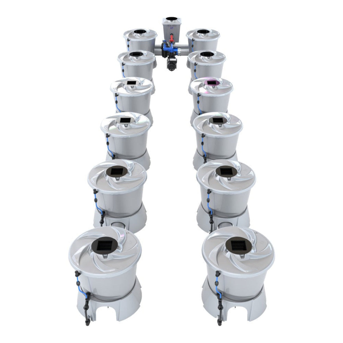 Alien Hydroponics 10 Pot (2 Row) V-System RDWC - BD100-0210