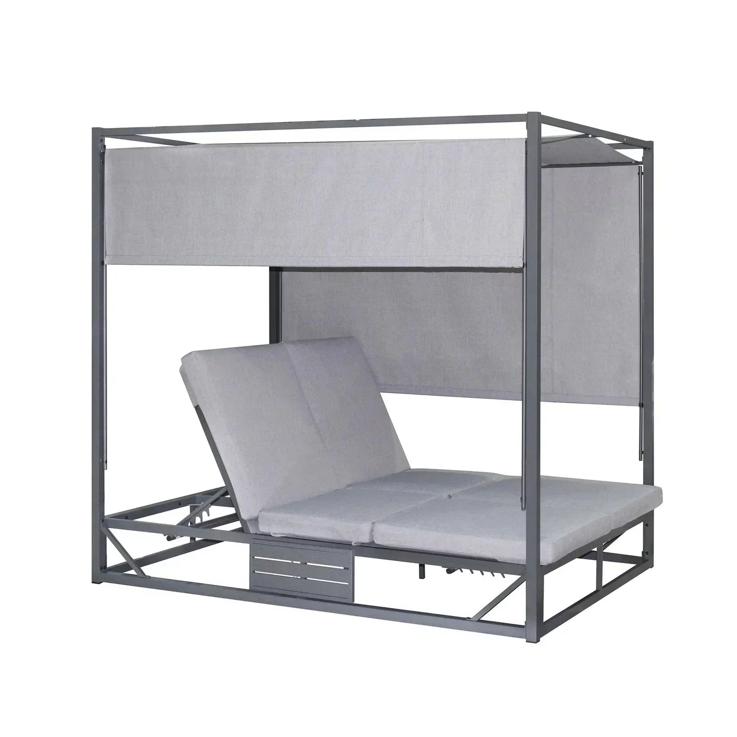 Deko Living Outdoor Gray Rectangular Patio Daybed - COP30504DGRY