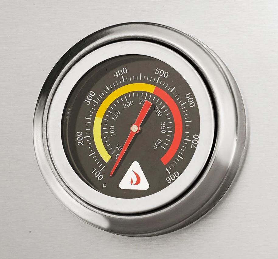 Delta Heat 38 Inch Black Natural Gas Grill W/ Rotisserie and Sear Zone