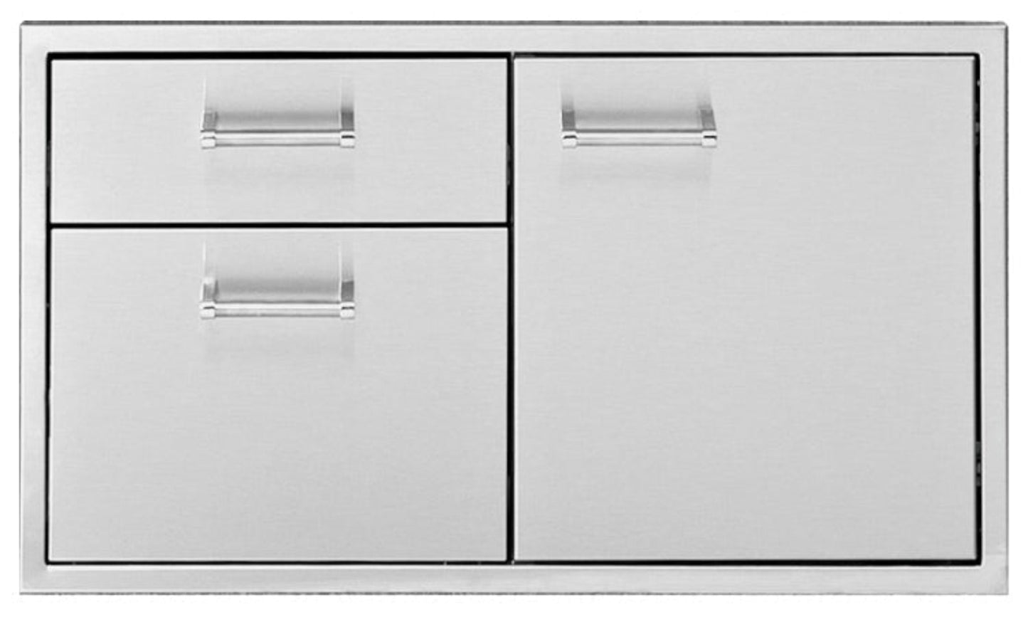 Delta Heat 36 Inch Door and Two Drawer Combo - DHDD362-B