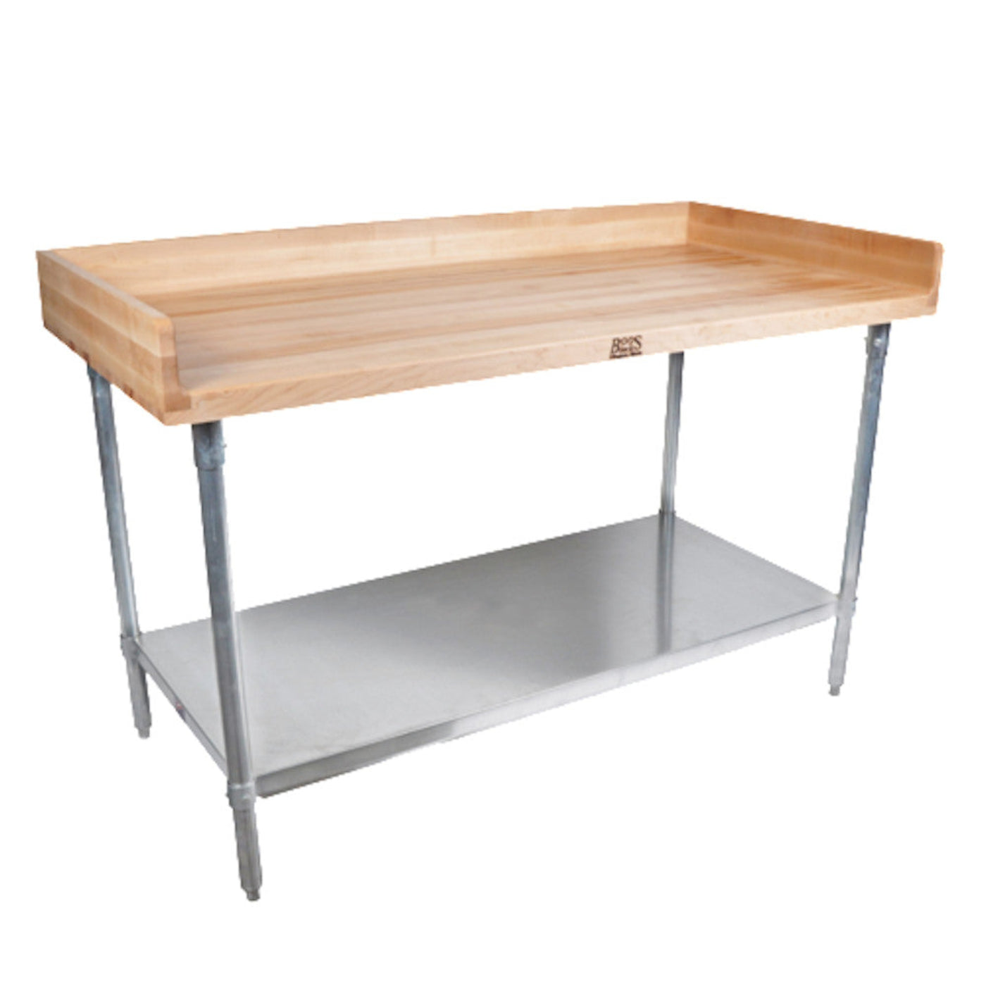 John Boos DNS11 Baker's Top 96" W x 30" D Work Table - JBDNS11