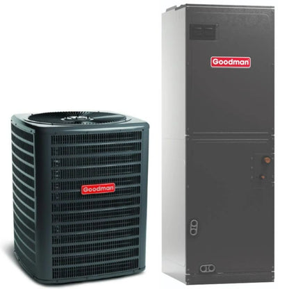 Goodman - 3 Ton/36,000 BTU - Multi-Positional - Air Conditioner Split System - 14.5 SEER2 - R32 - GLXS4BA3610