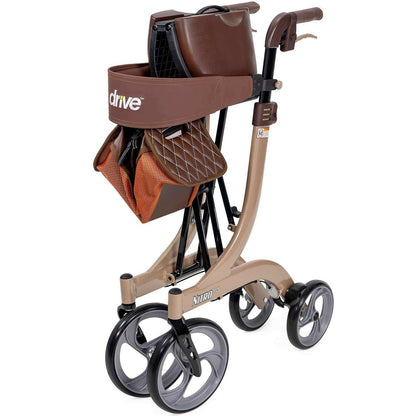 Drive Medical Nitro DLX Euro Style Rollator Rolling Walker - DM-RTL10266CHHS