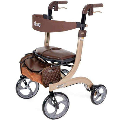 Drive Medical Nitro DLX Euro Style Rollator Rolling Walker - DM-RTL10266CHHS
