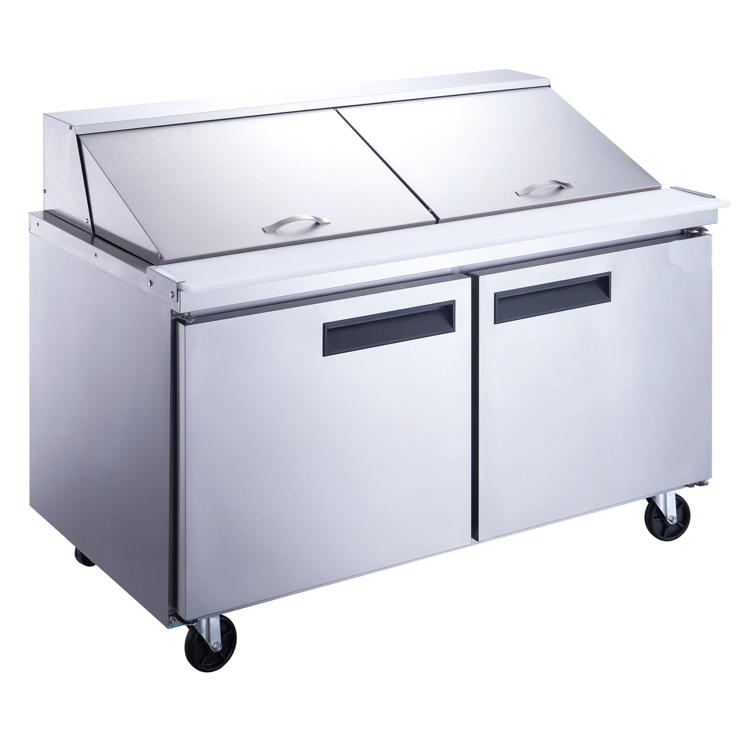 Chef AAA - TSP60 Commercial 60" 16 Pan Salad Sandwich Food Prep Table Refrigerator - TSP60