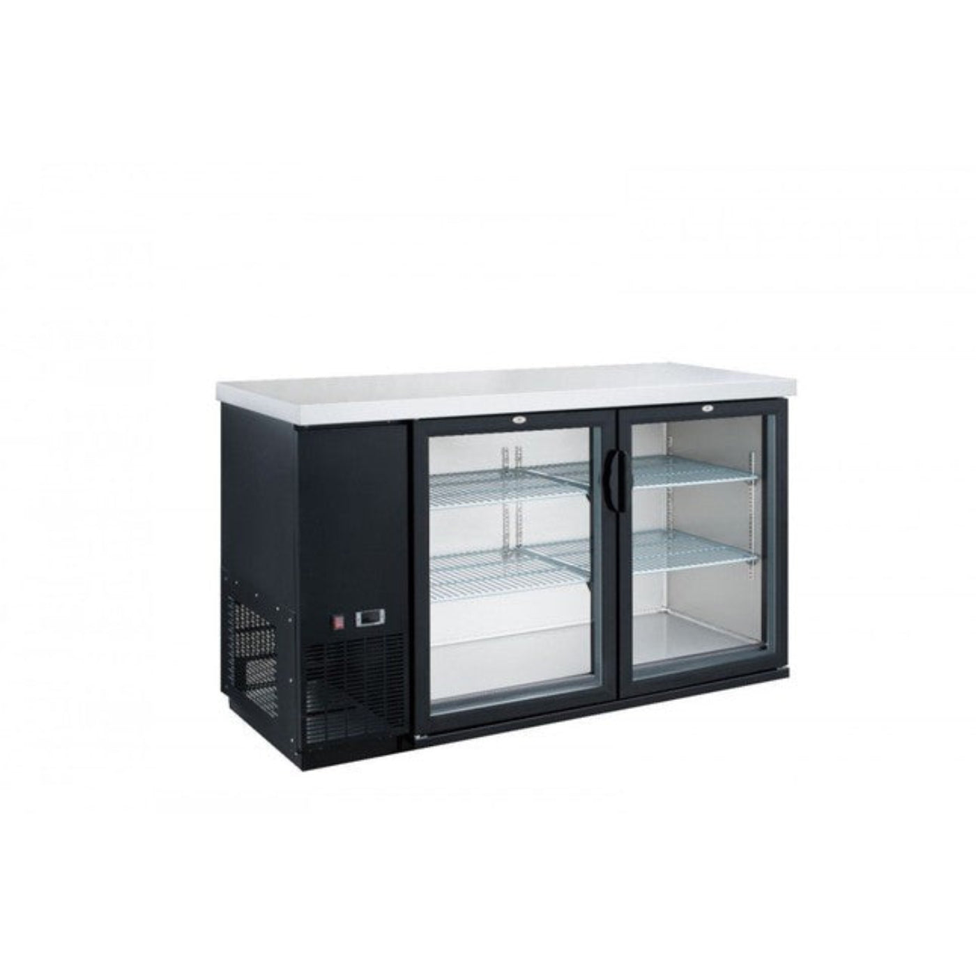 Chef AAA - TBB-60G-HC, Commercial 61" Glass Door Back Bar Refrigerator 15.2 cu.ft. - TBB-60G-HC