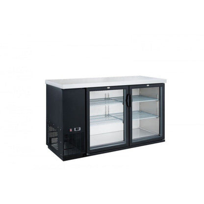 Chef AAA - TBB-60G-HC, Commercial 61" Glass Door Back Bar Refrigerator 15.2 cu.ft. - TBB-60G-HC