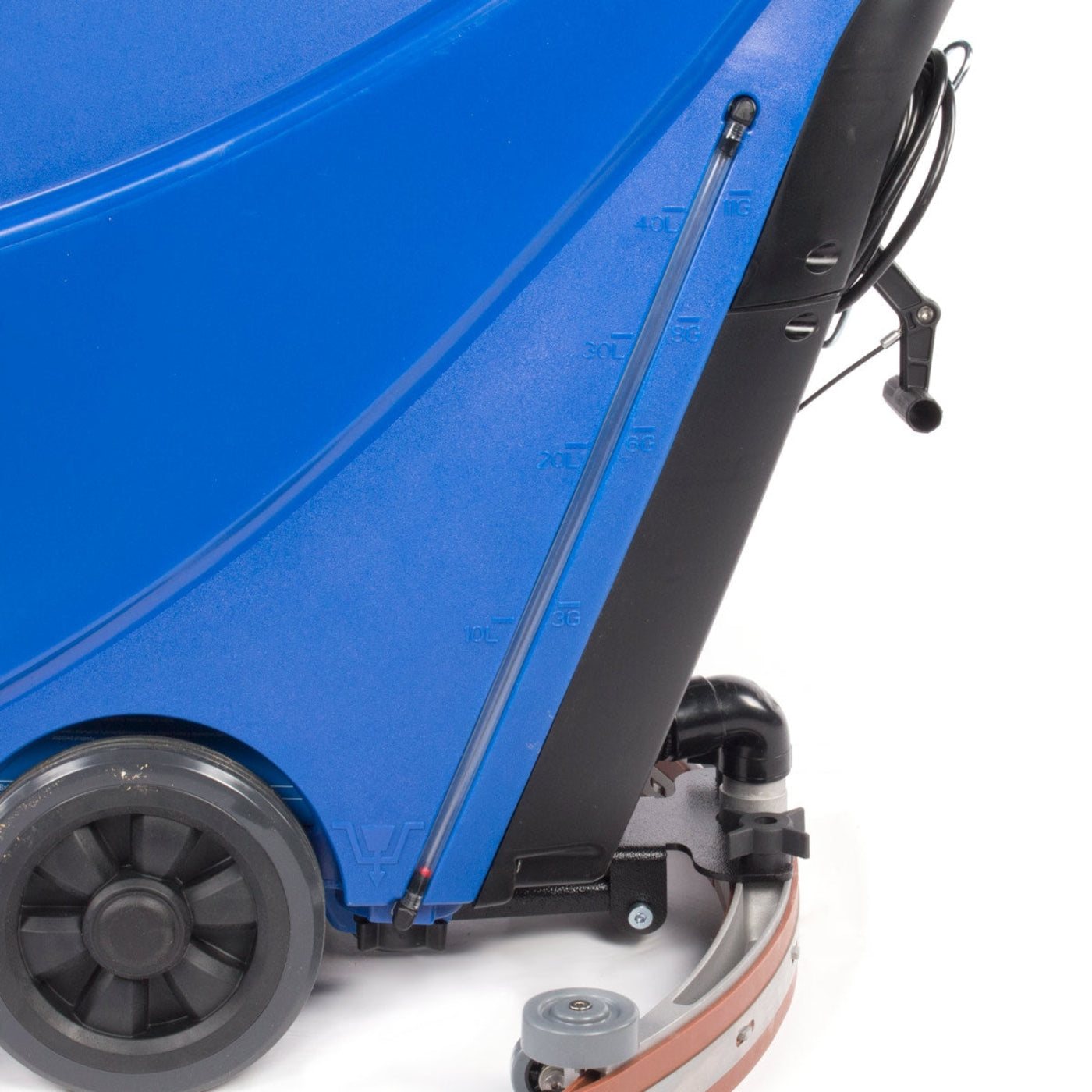 Trusted Clean 'Dura 20' Automatic Floor Scrubber w/ Pad Driver - 10.5 Gallons - CPL-DURA-20B
