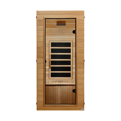 Golden Designs  1 Person (Compact) Ultra Low EMF FAR Infrared Sauna - DYN-1201-01