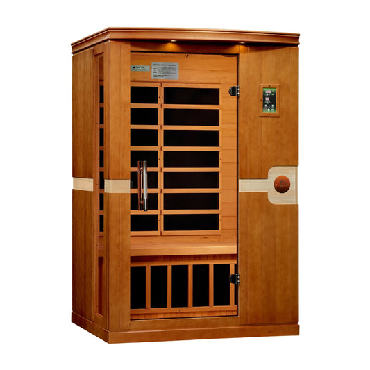 Golden Designs  2 Person Low EMF Far IR Sauna  - DYN-6210-01