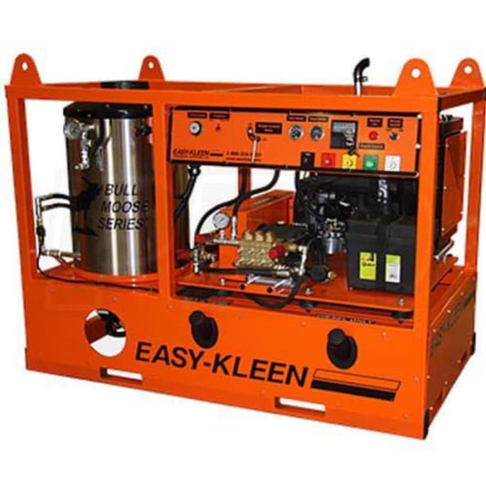 Easy Kleen Industrial Hot Water Pressure Washer, Truck Mount, Diesel, 3500 PSI, 8 GPM, Bull Moose Series -EZO3508D