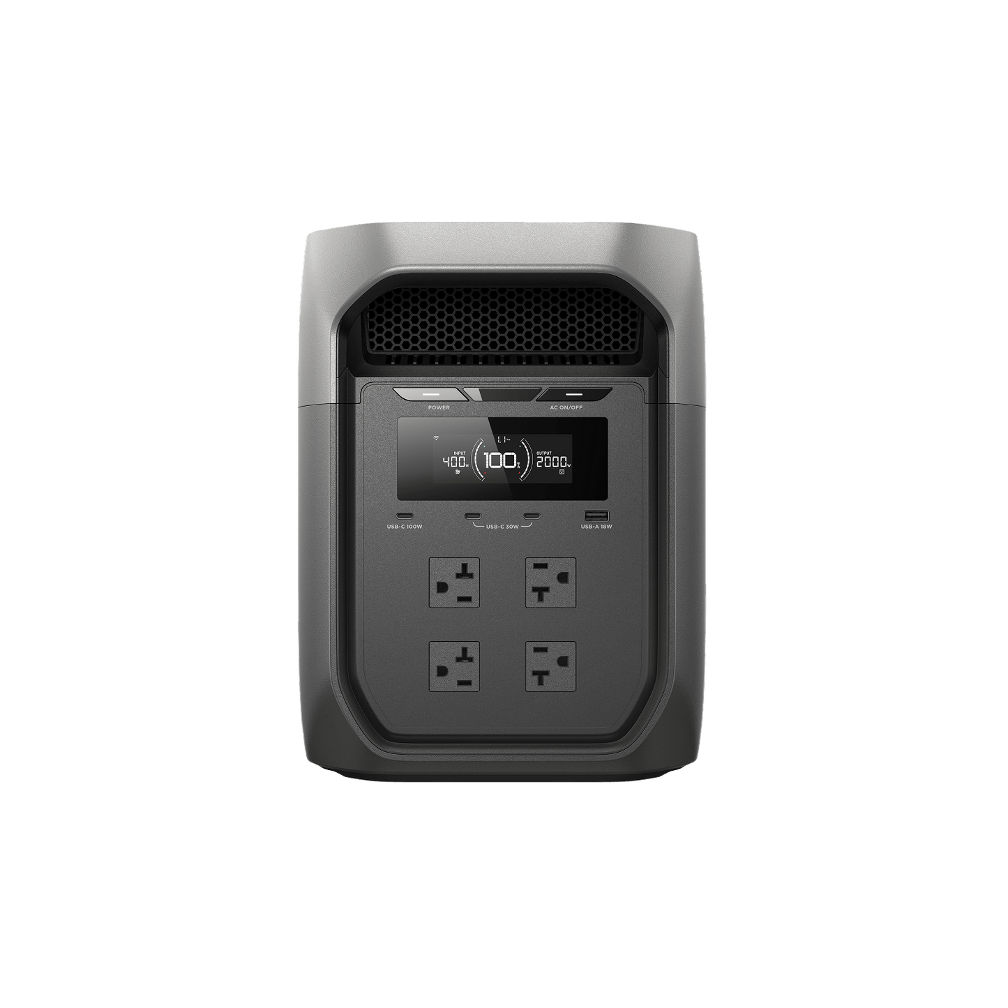 EcoFlow DELTA 3 Max Series Portable Power Station (2048Wh) - EFD3M-G-US