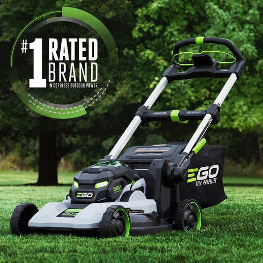 Ego Power+  22'' Super Composite Mower with Peak Power Includes Select Cut and Touch Drive Self-Propelled Systems with (2) 6Ah Batteries and Dual Port Charger - LM2244SP-2