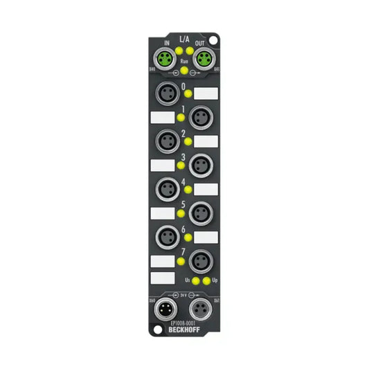 Beckhoff EtherCAT Box, 8-Channel Digital Input - EP1008-0001