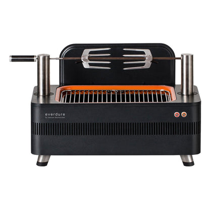 Everdure By Heston Blumenthal FUSION 29-Inch Charcoal Grill With Rotisserie & Electronic Ignition -  CE1BSUS