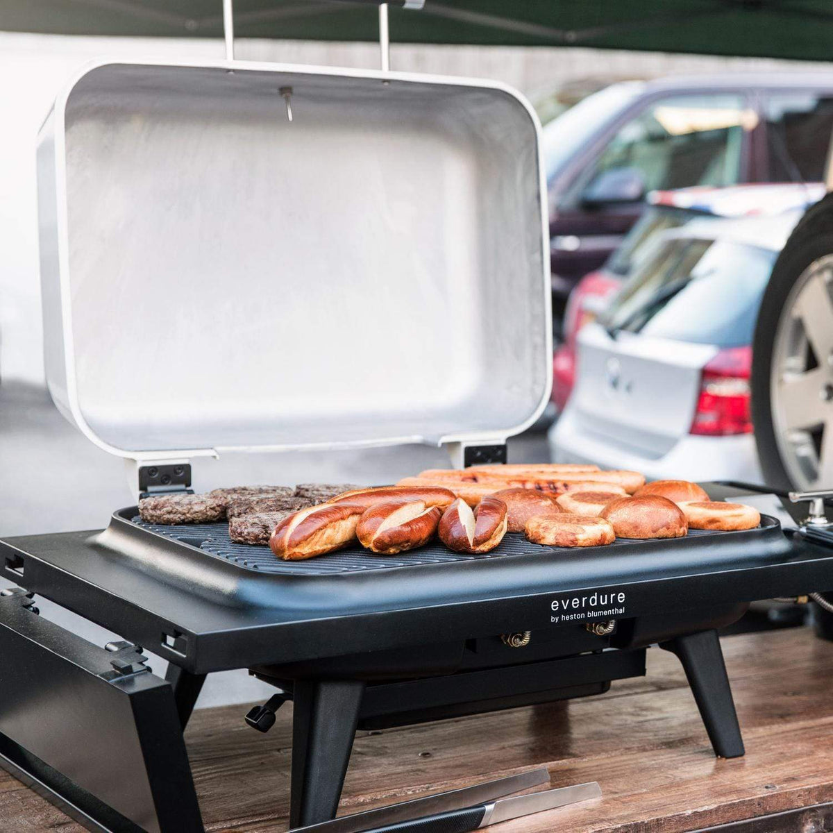 Everdure By Heston Blumenthal FORCE 48-Inch 2-Burner Propane Gas Grill With Stand  - G2MUS
