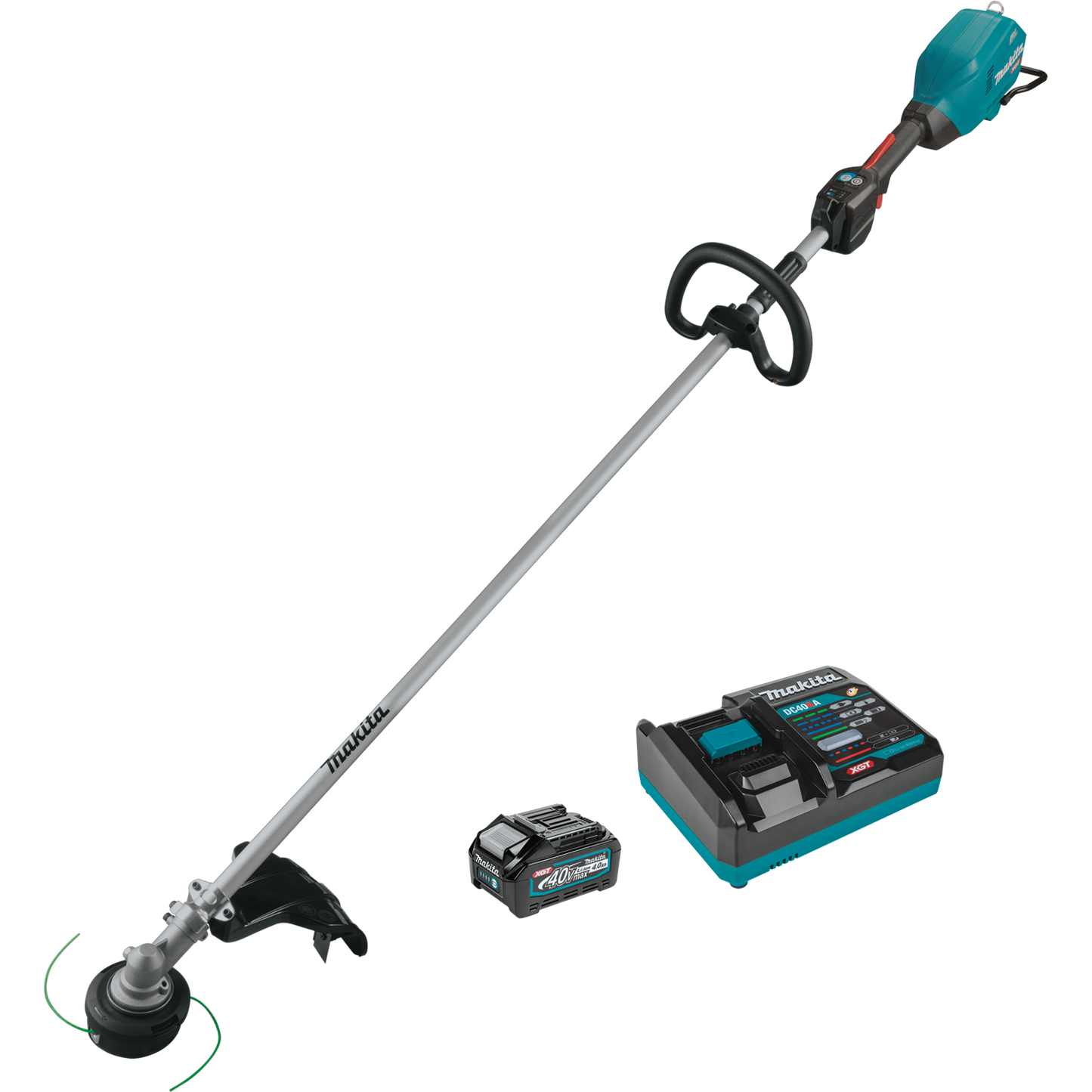 Makita 40V max XGT Brushless Cordless 17" High Torque String Trimmer Kit (4.0Ah) - GRU04M1