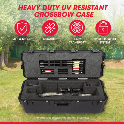 SKB iSeries 10 Point Vapor RS470 Heavy Duty UV Resistant Crossbow Case, Black - 213980