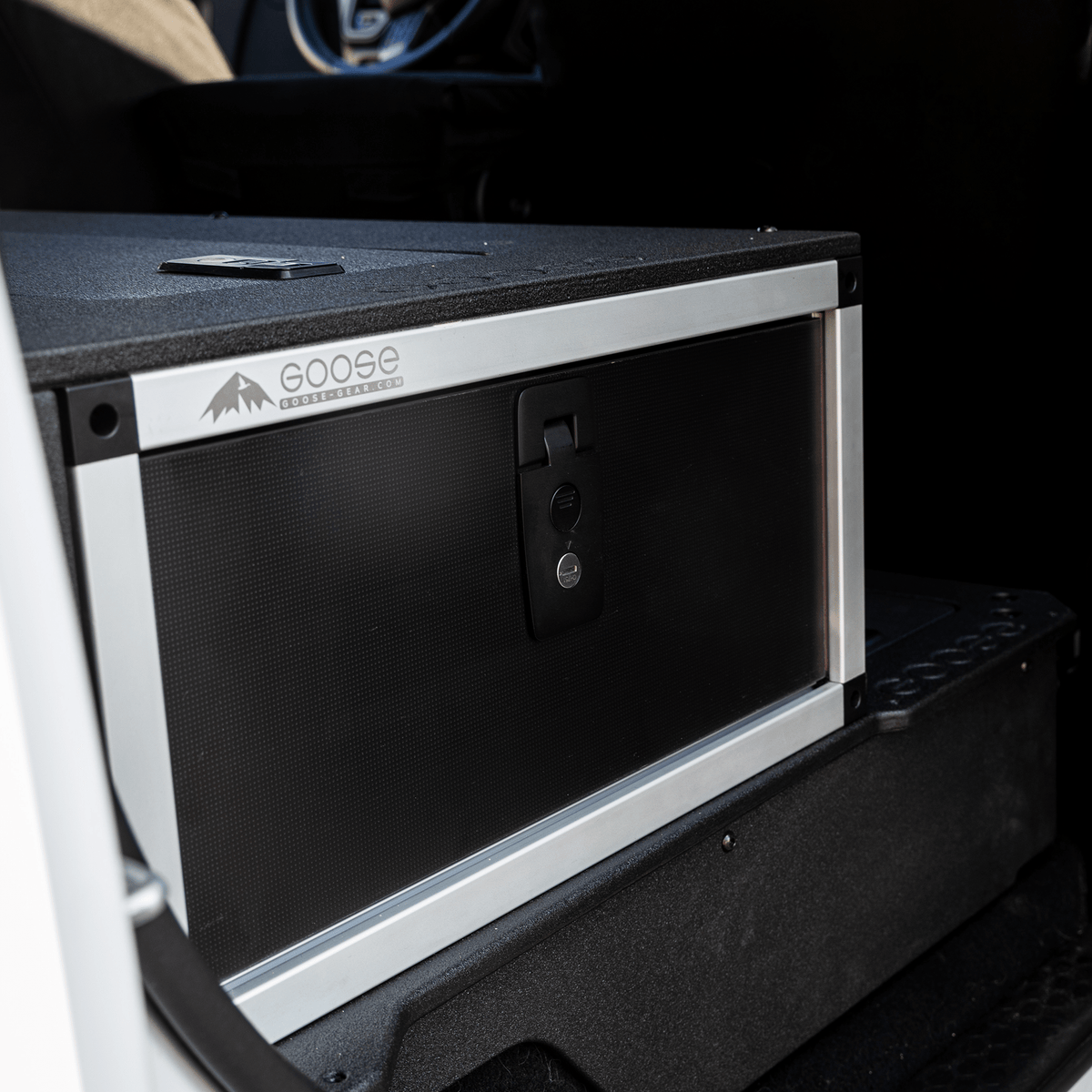 GOOSE GEAR Ford Ranger 2019-2023 4th Gen. Super Crew - Second Row Single Drawer Module - 4916-GGR-SH
