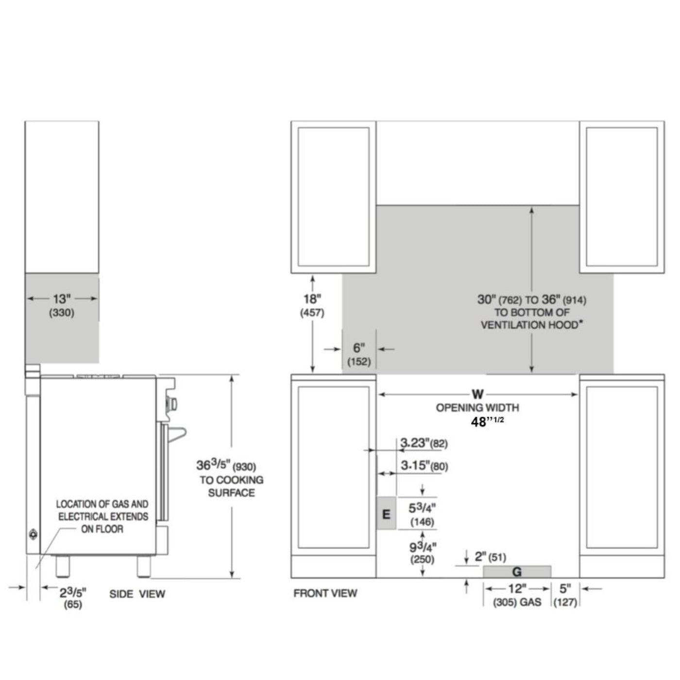 Forno 5-Piece Appliance Package - 48-Inch Dual Fuel Range, Refrigerator with Water Dispenser, Wall Mount Hood, 24-Inch Microwave Oven, & 3-Rack Dishwasher in Stainless Steel - APW5-6156-48-H-MWO