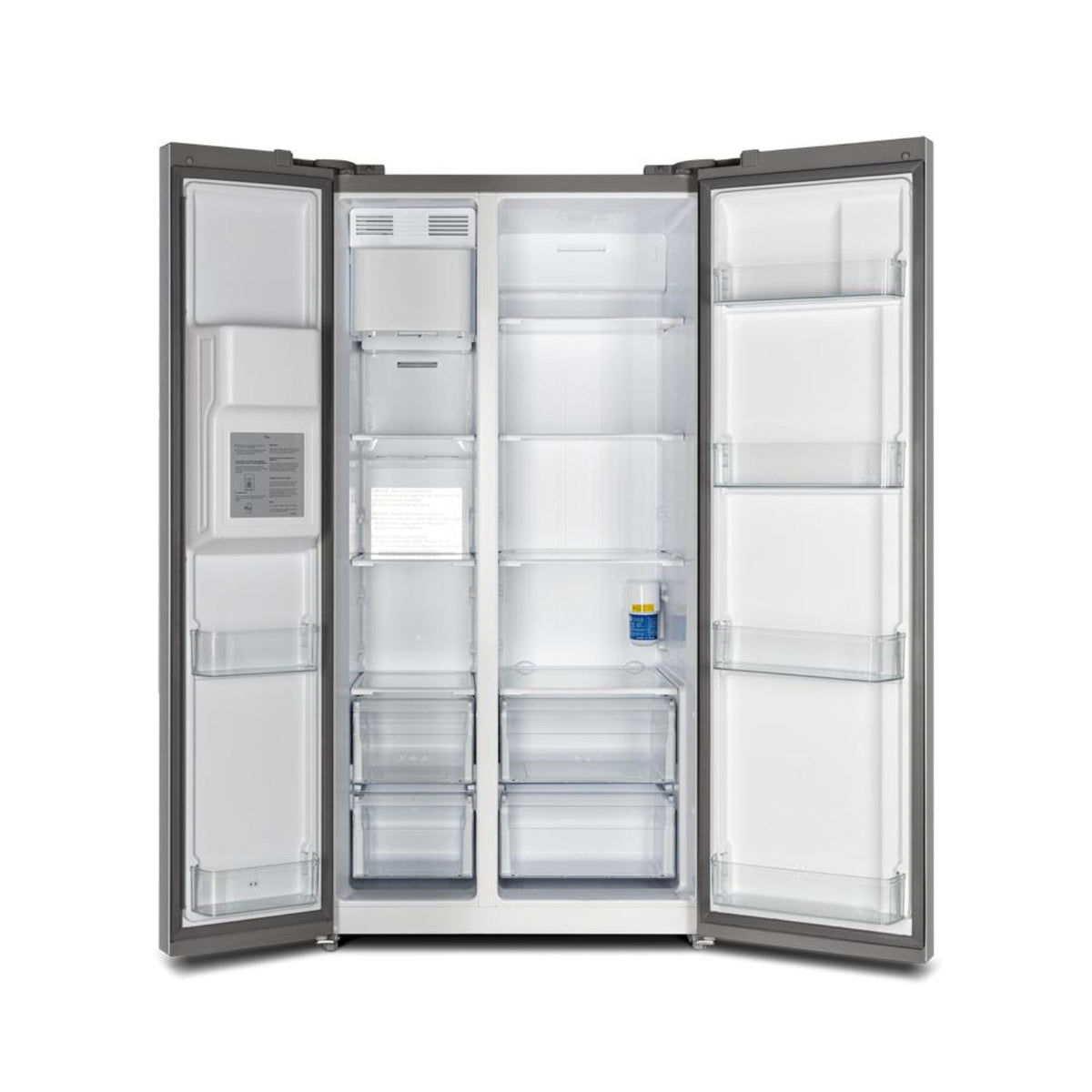 Forno 4-Piece Appliance Package - 48-Inch Gas Range, Refrigerator with Water Dispenser, Wall Mount Hood, & 3-Rack Dishwasher in Stainless Steel - APW4-6244-48-H