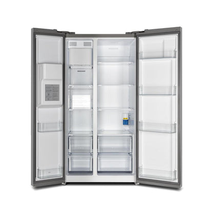 Forno 4-Piece Appliance Package - 48-Inch Gas Range, Refrigerator with Water Dispenser, Wall Mount Hood, & 3-Rack Dishwasher in Stainless Steel - APW4-6244-48-H