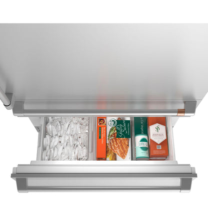 CAFE 36" Integrated Bottom-Freezer Refrigerator in Stainless Steel - CIC36RP2VS1