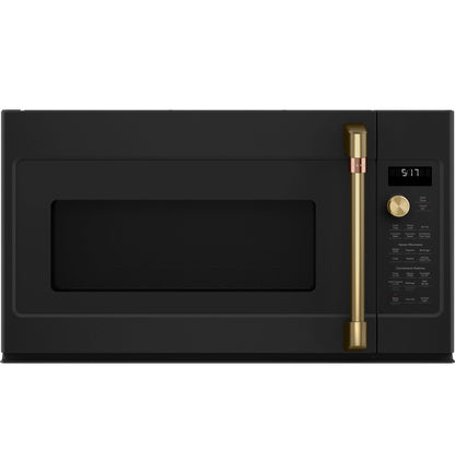 CAFE  1.7 Cu. Ft. Convection Over-the-Range Microwave Oven Black - CVM517P3RD1