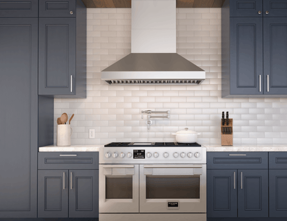 ZEPHYR Titan Wall, 48in, SS, PowerWave, 750 CFM w/ACT in Stainless Steel - AK7648BS